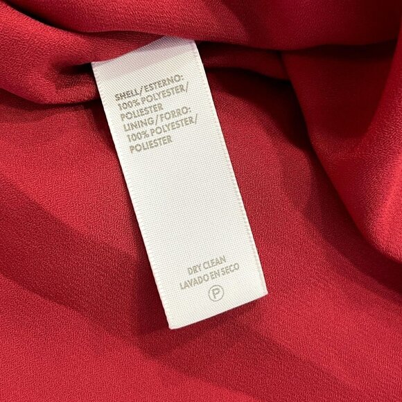 Rebecca Minkoff Kinsley Shirred Dress Red Spaghetti Strap Size 0 - Picture 7 of 8